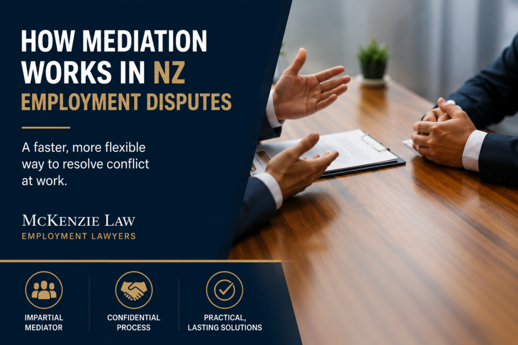 how mediation works in nz employment disputes